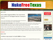 Tablet Screenshot of nukefreetexas.org